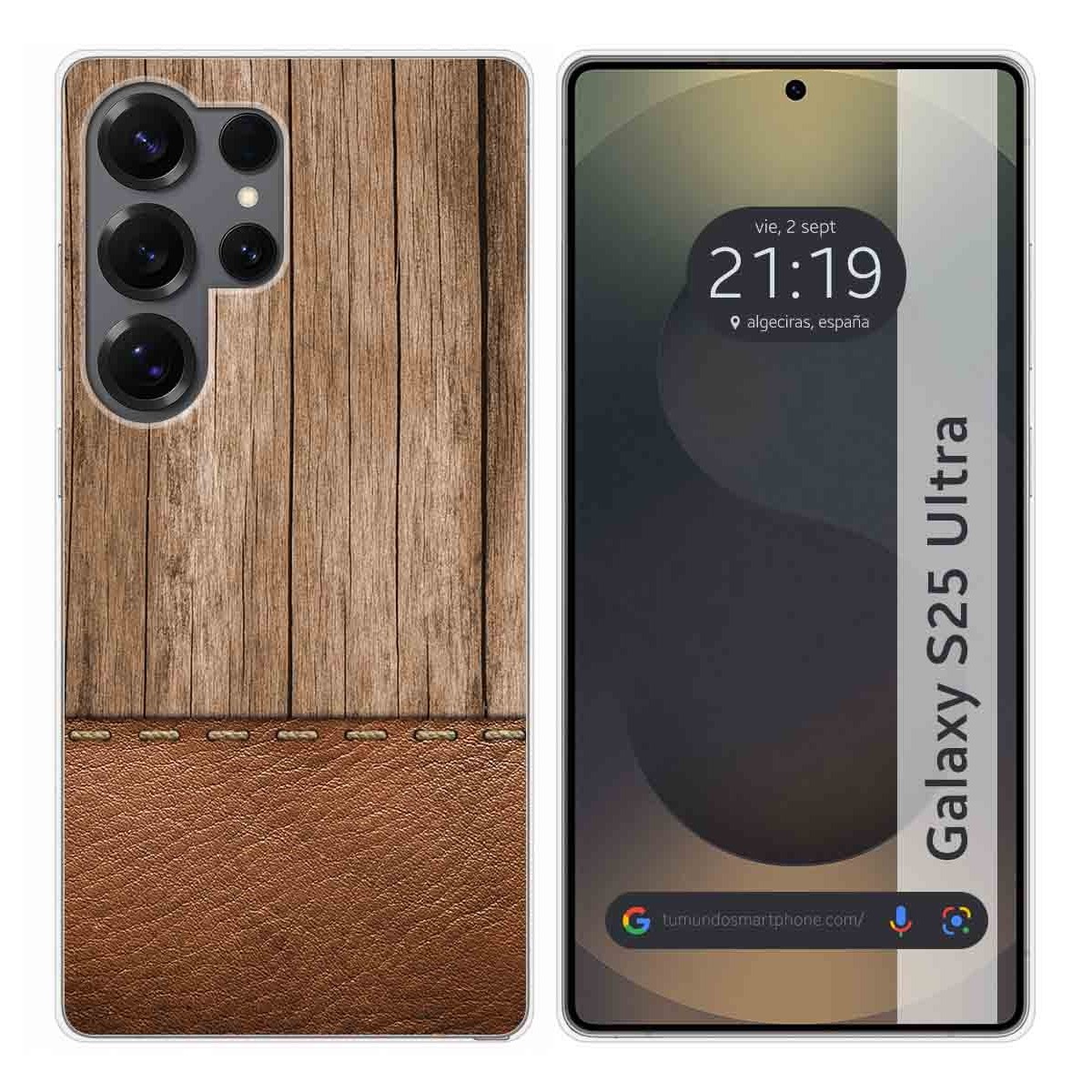 Funda Silicona para Samsung Galaxy S25 Ultra 5G diseño Madera 09 Dibujos