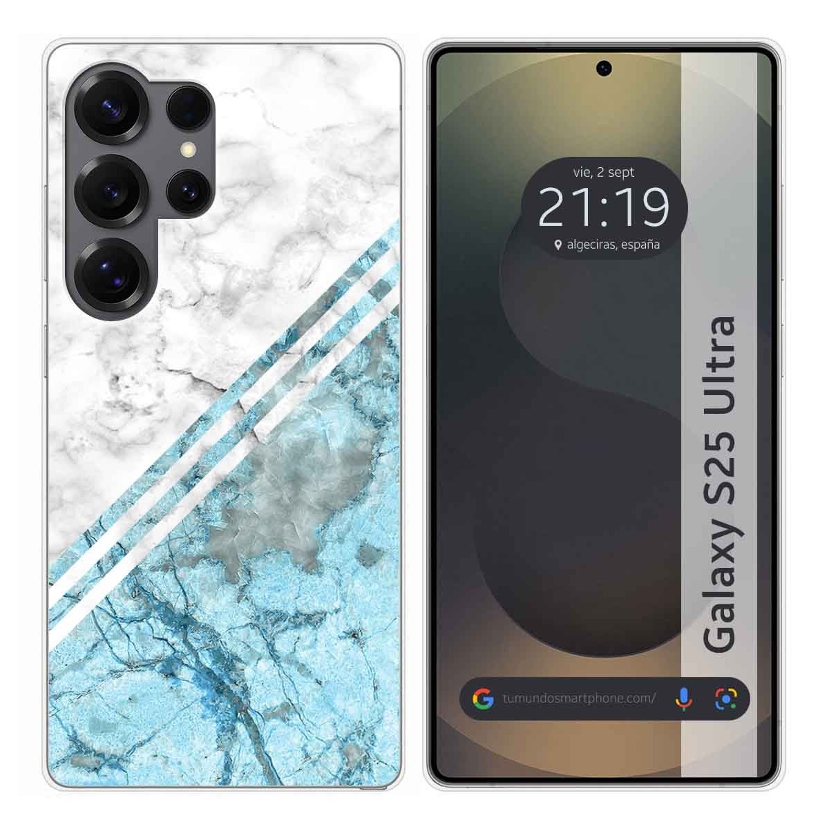 Funda Silicona para Samsung Galaxy S25 Ultra 5G diseño Mármol 02 Dibujos