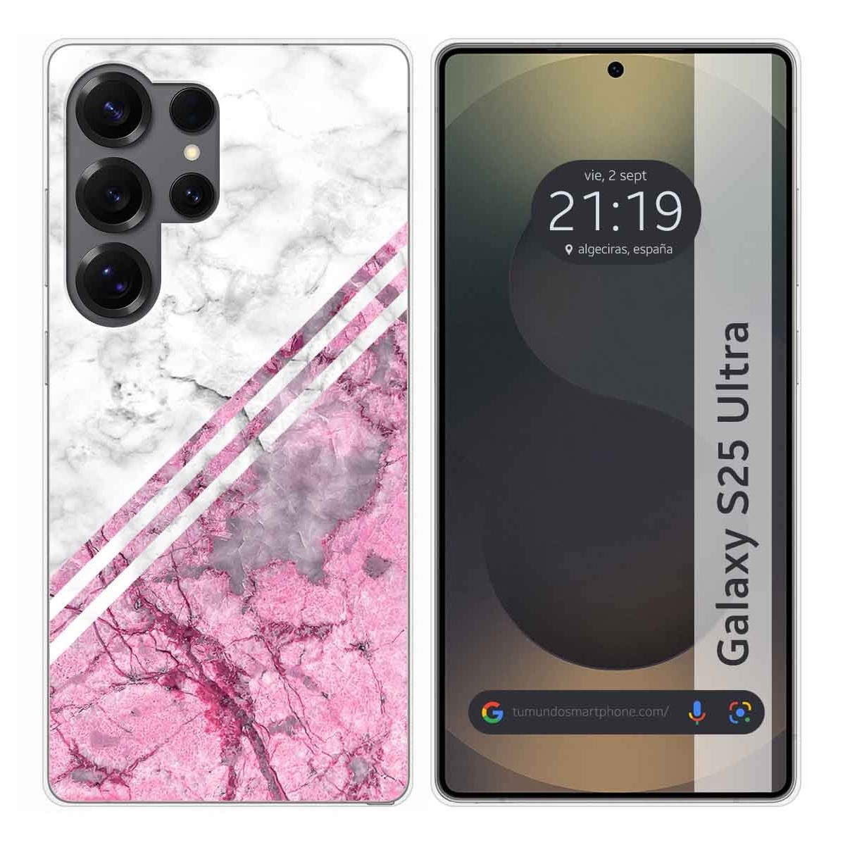 Funda Silicona para Samsung Galaxy S25 Ultra 5G diseño Mármol 03 Dibujos