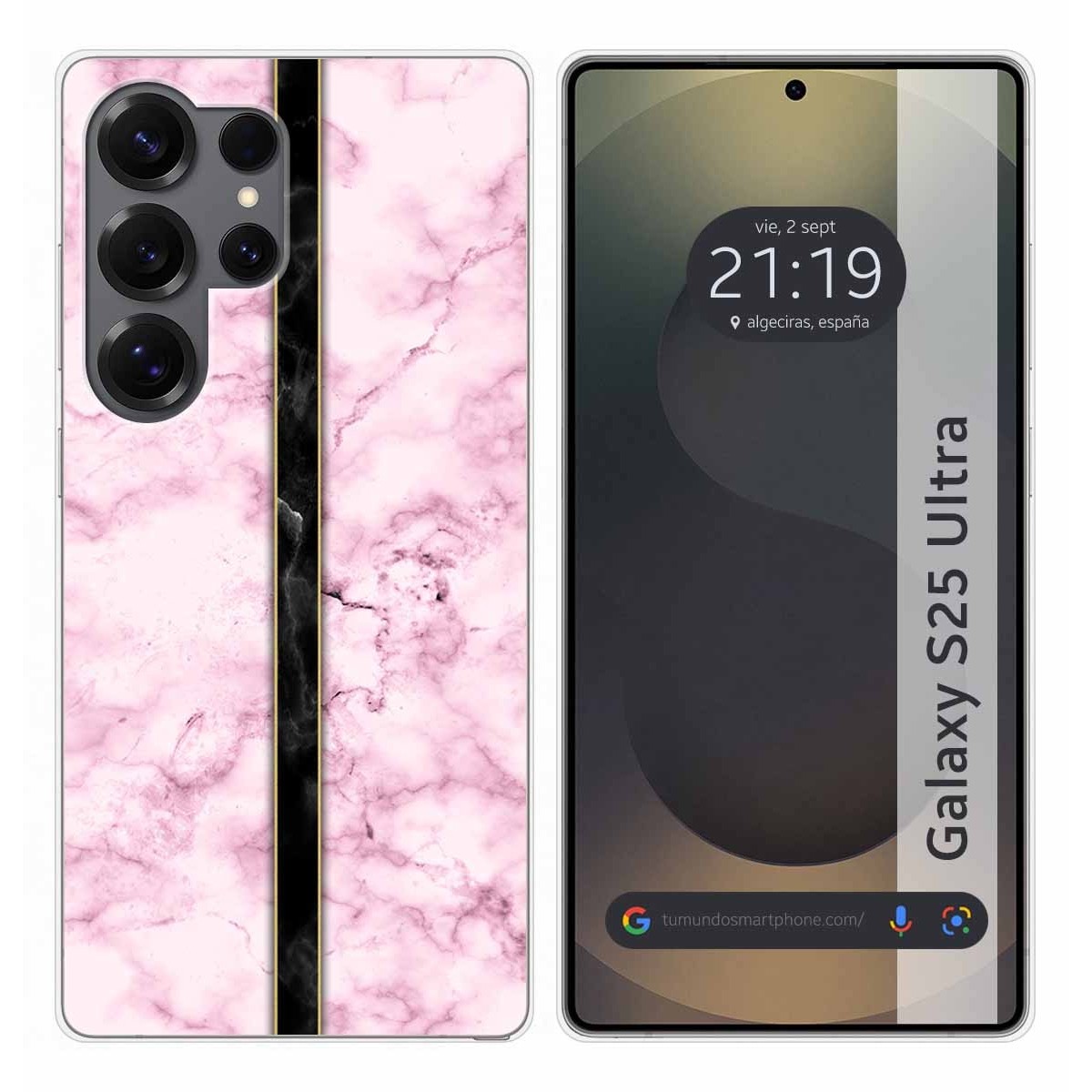 Funda Silicona para Samsung Galaxy S25 Ultra 5G diseño Mármol 04 Dibujos