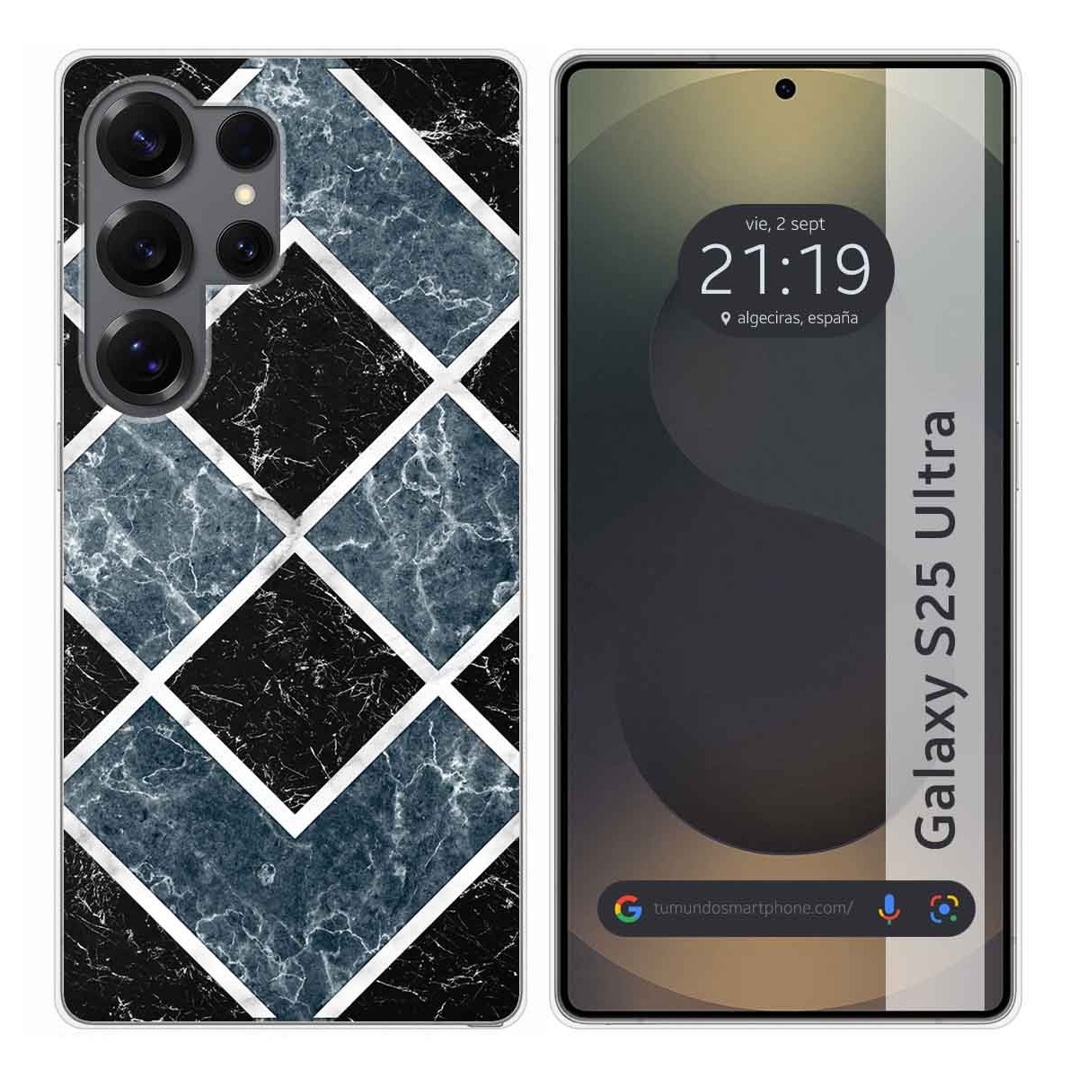 Funda Silicona para Samsung Galaxy S25 Ultra 5G diseño Mármol 06 Dibujos