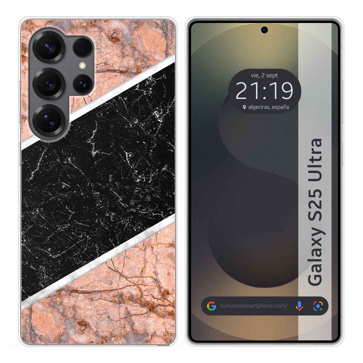 Funda Silicona para Samsung Galaxy S25 Ultra 5G diseño Mármol 07 Dibujos