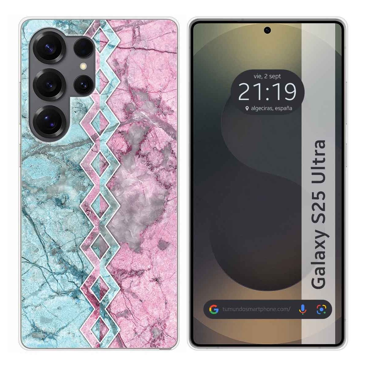 Funda Silicona para Samsung Galaxy S25 Ultra 5G diseño Mármol 08 Dibujos