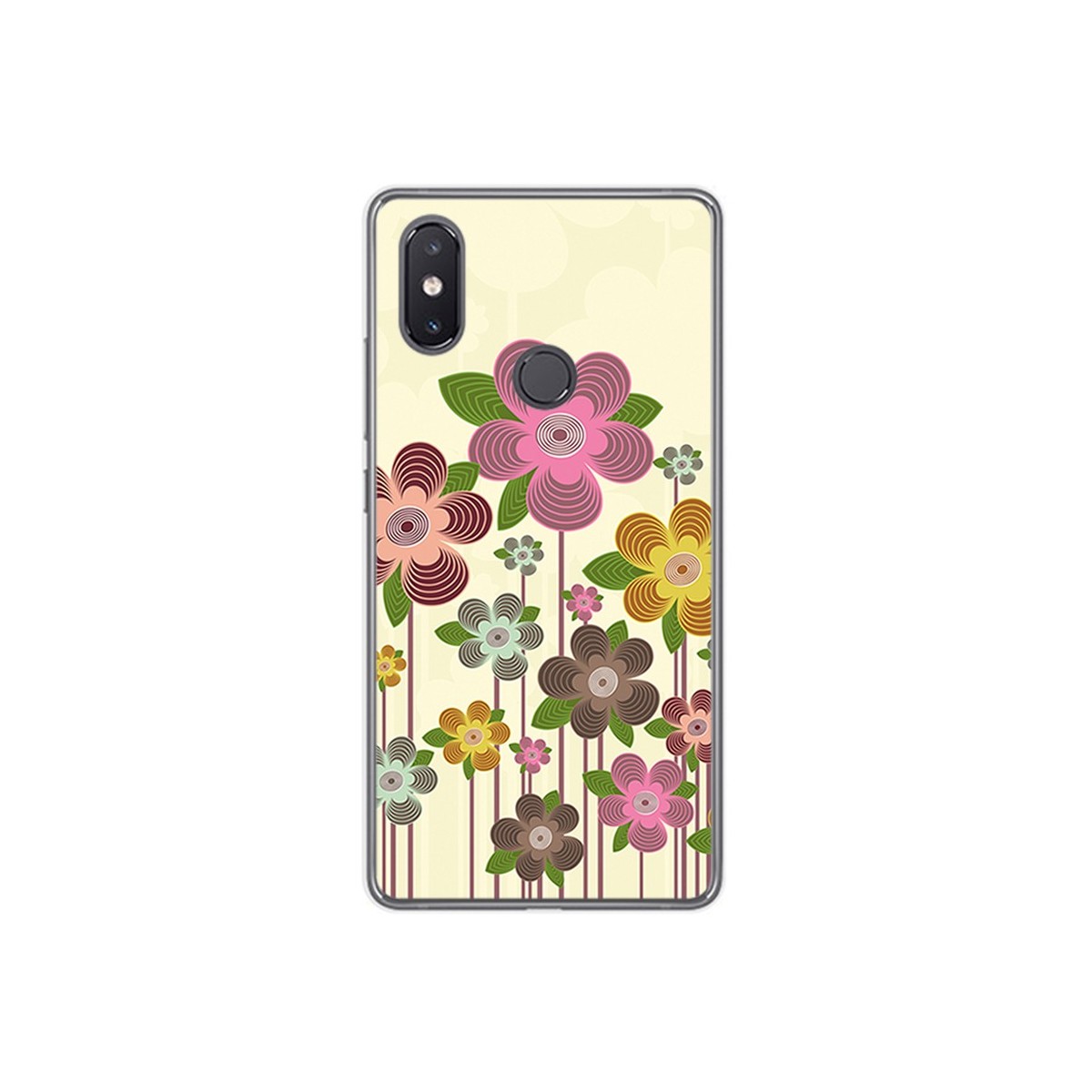 Funda Gel Tpu para Xiaomi Mi 8 Se Diseño Primavera En Flor Dibujos