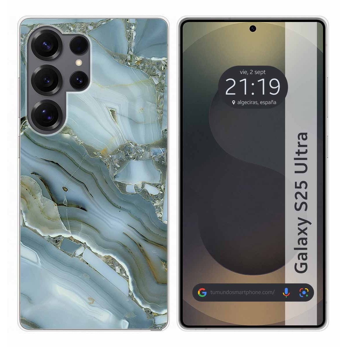 Funda Silicona para Samsung Galaxy S25 Ultra 5G diseño Mármol 09 Dibujos