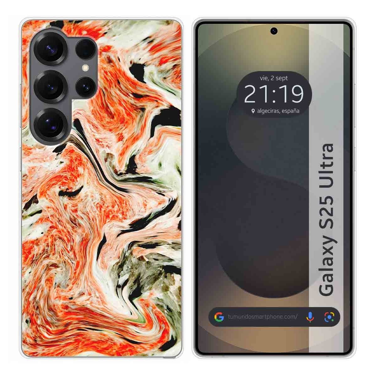 Funda Silicona para Samsung Galaxy S25 Ultra 5G diseño Mármol 12 Dibujos