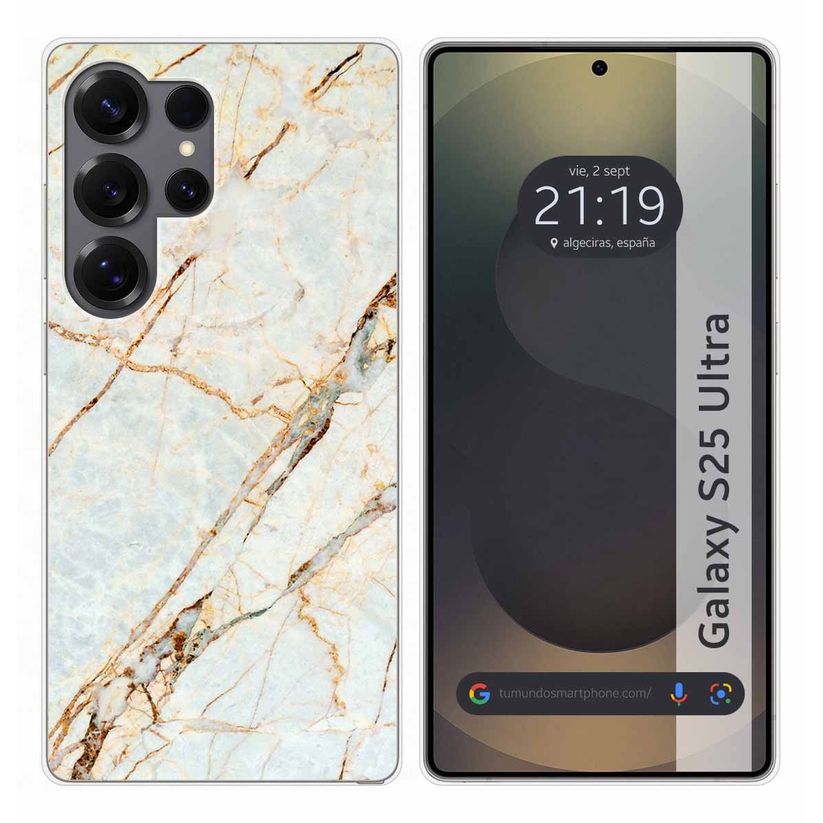 Funda Silicona para Samsung Galaxy S25 Ultra 5G diseño Mármol 13 Dibujos