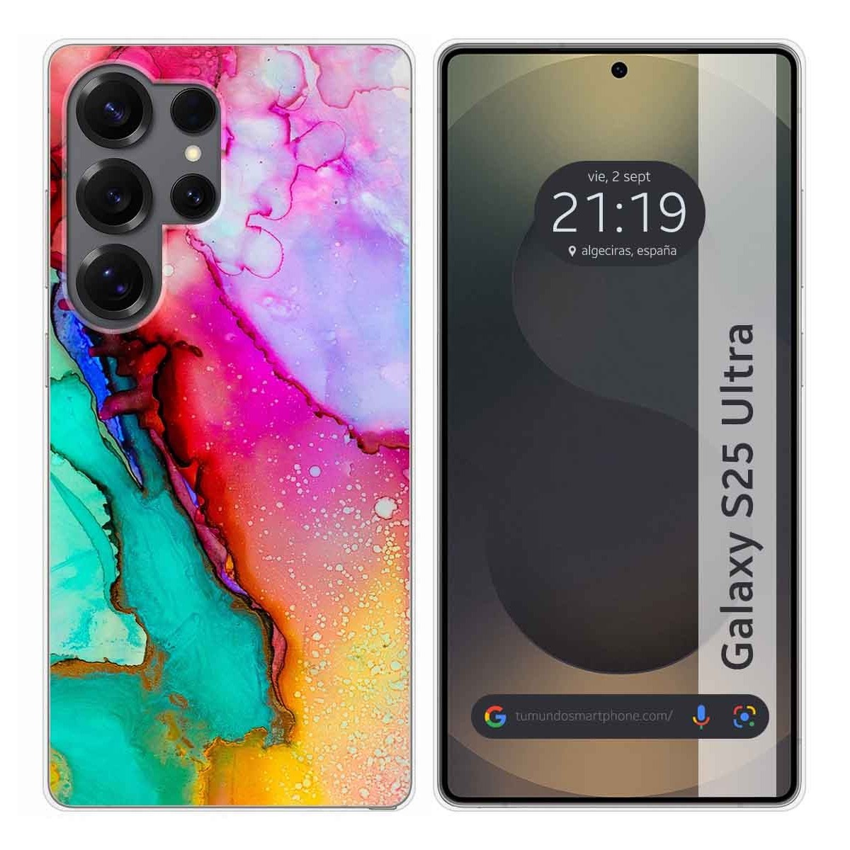 Funda Silicona para Samsung Galaxy S25 Ultra 5G diseño Mármol 15 Dibujos