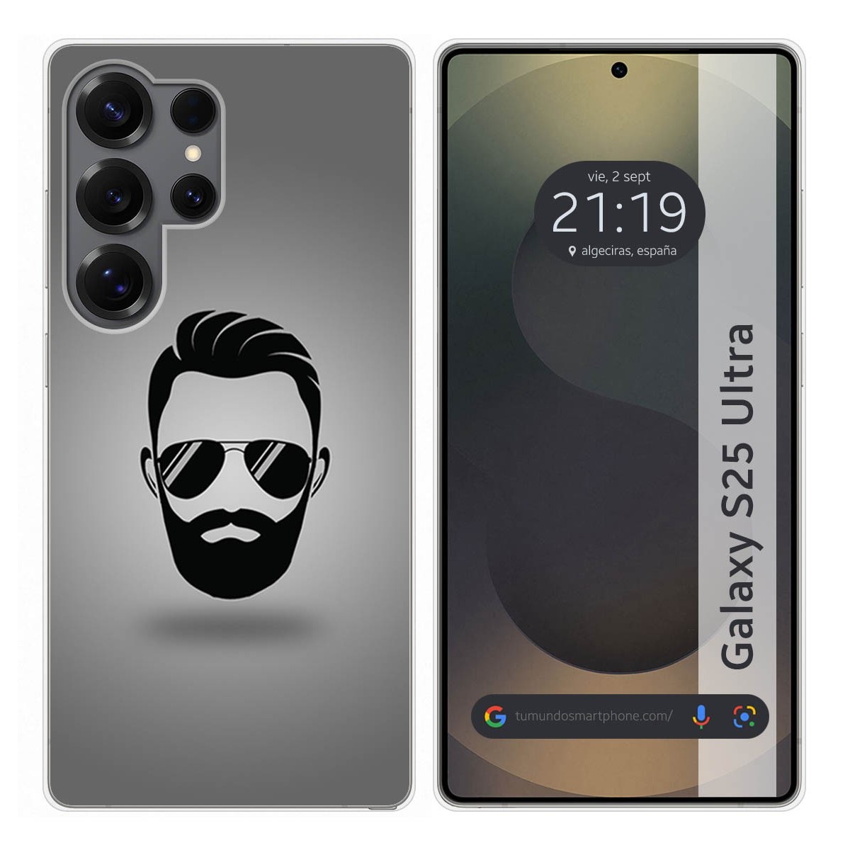 Funda Silicona para Samsung Galaxy S25 Ultra 5G diseño Barba Dibujos