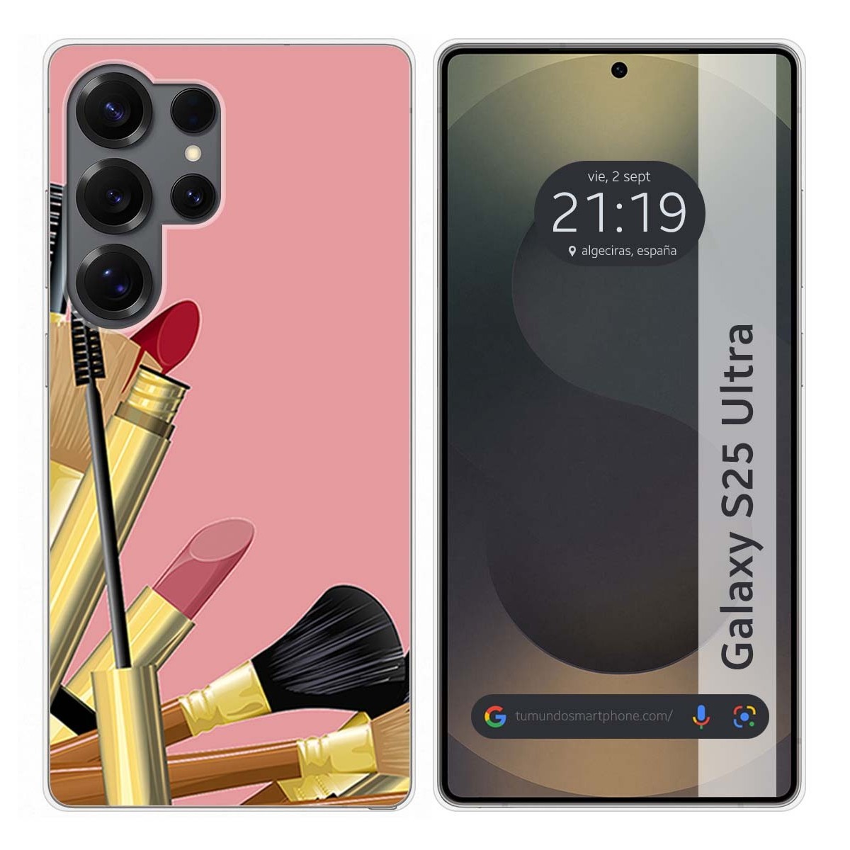 Funda Silicona para Samsung Galaxy S25 Ultra 5G diseño Brochas Dibujos