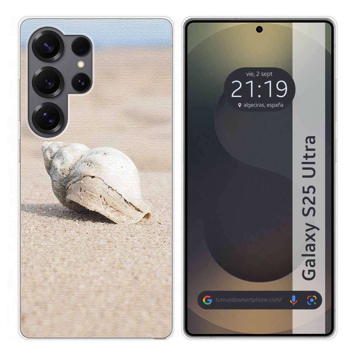 Funda Silicona para Samsung Galaxy S25 Ultra 5G diseño Concha Dibujos