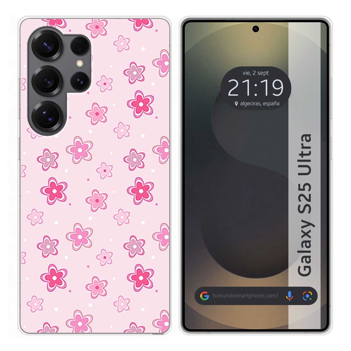 Funda Silicona para Samsung Galaxy S25 Ultra 5G diseño Flores Dibujos