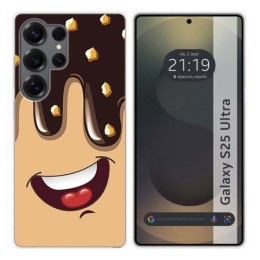 Funda Silicona para Samsung Galaxy S25 Ultra 5G diseño Helado Chocolate Dibujos