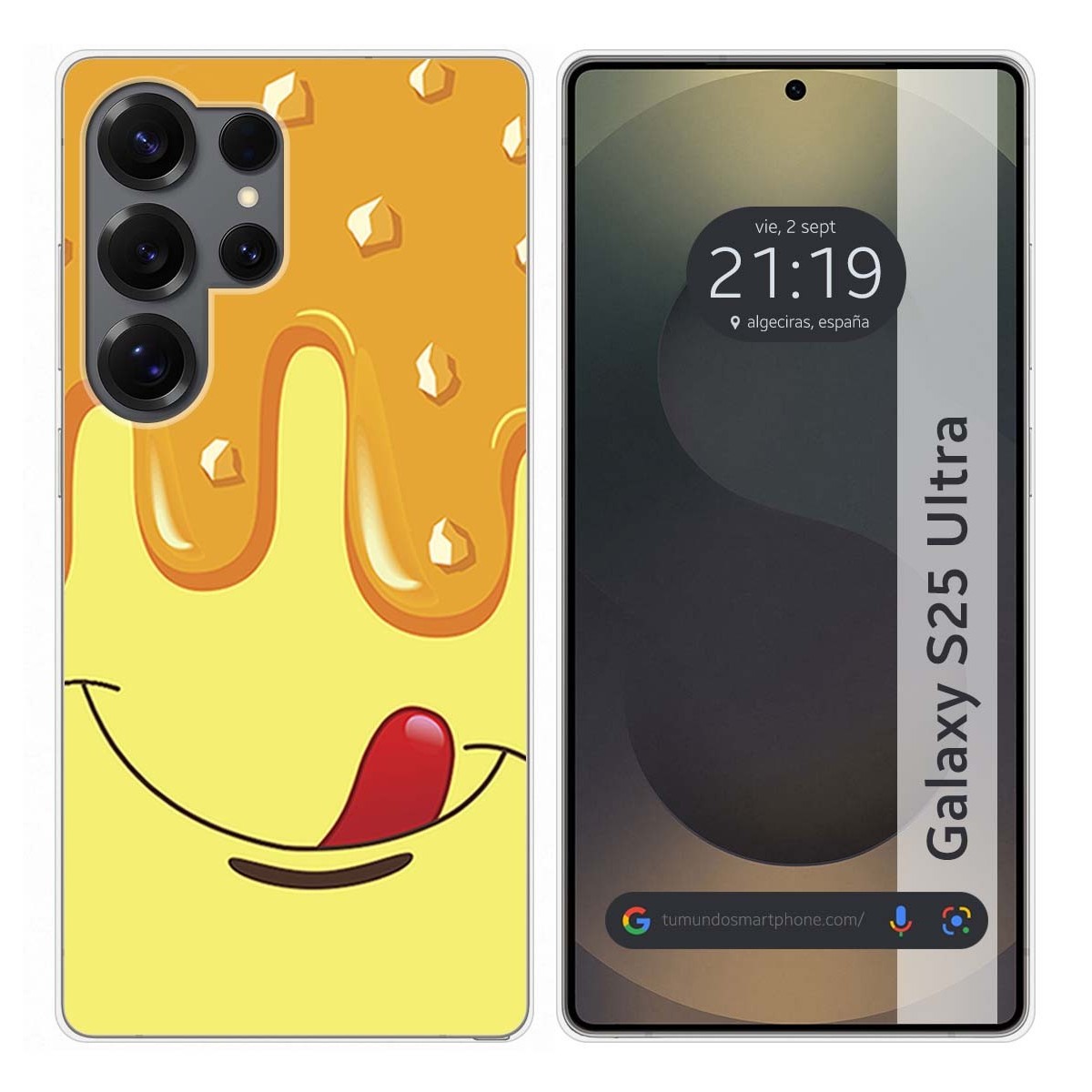 Funda Silicona para Samsung Galaxy S25 Ultra 5G diseño Helado Vainilla Dibujos