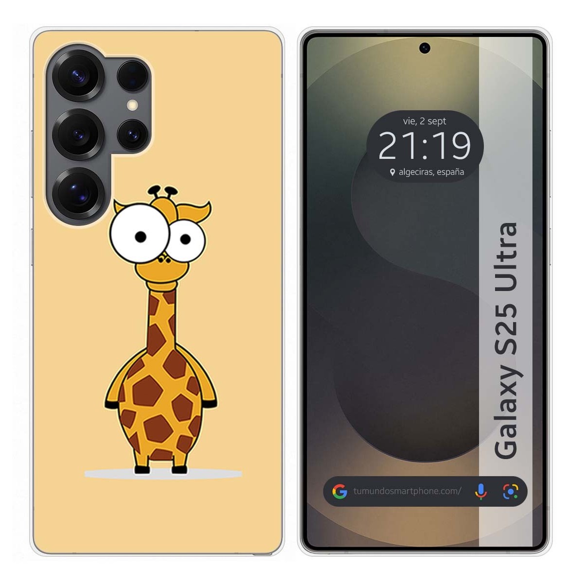 Funda Silicona para Samsung Galaxy S25 Ultra 5G diseño Jirafa Dibujos