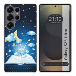 Funda Silicona para Samsung Galaxy S25 Ultra 5G diseño Libro Cuentos Dibujos