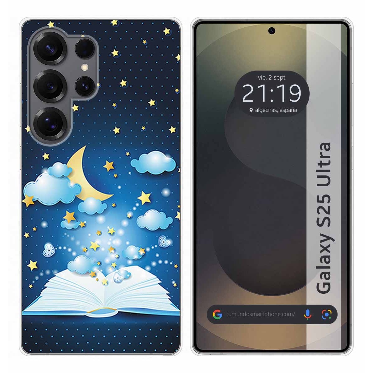 Funda Silicona para Samsung Galaxy S25 Ultra 5G diseño Libro Cuentos Dibujos