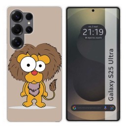 Funda Silicona para Samsung Galaxy S25 Ultra 5G diseño Leon Dibujos
