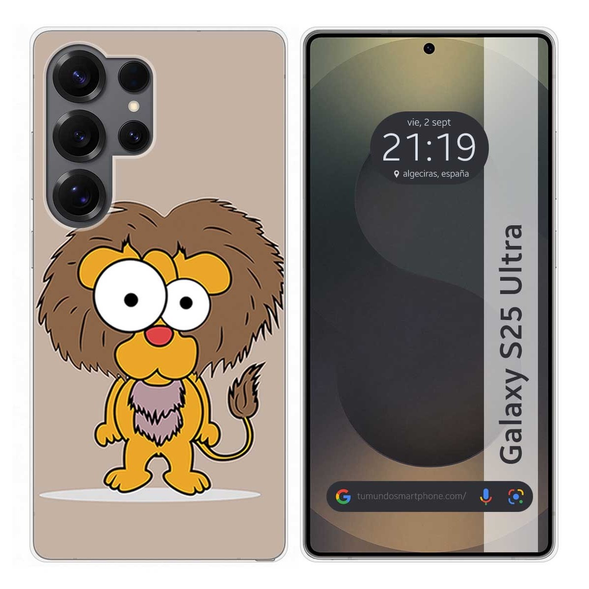 Funda Silicona para Samsung Galaxy S25 Ultra 5G diseño Leon Dibujos