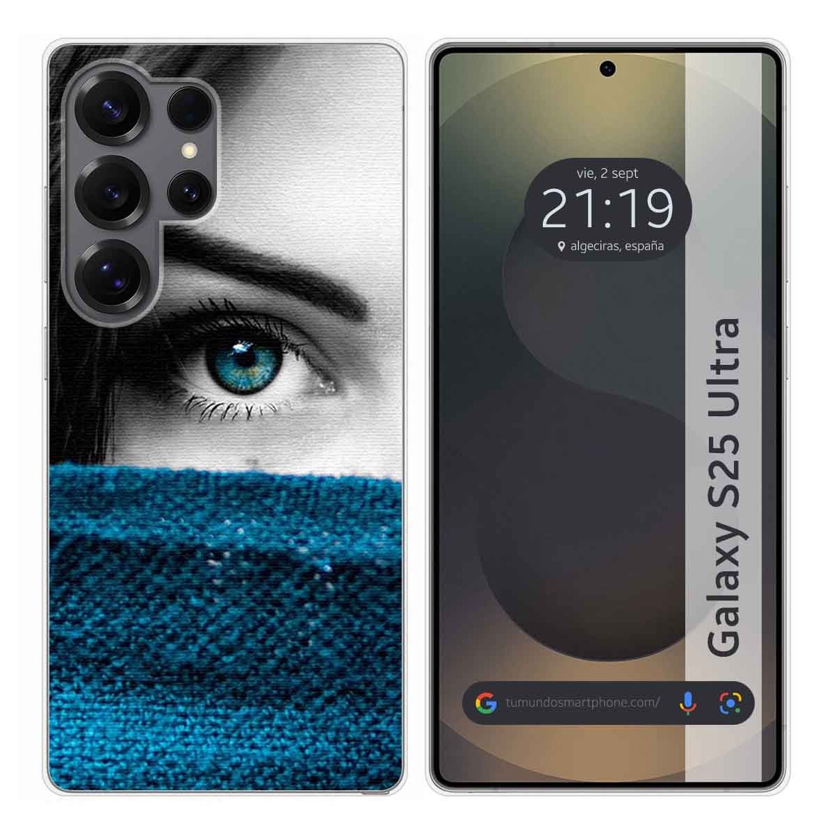 Funda Silicona para Samsung Galaxy S25 Ultra 5G diseño Ojo Dibujos