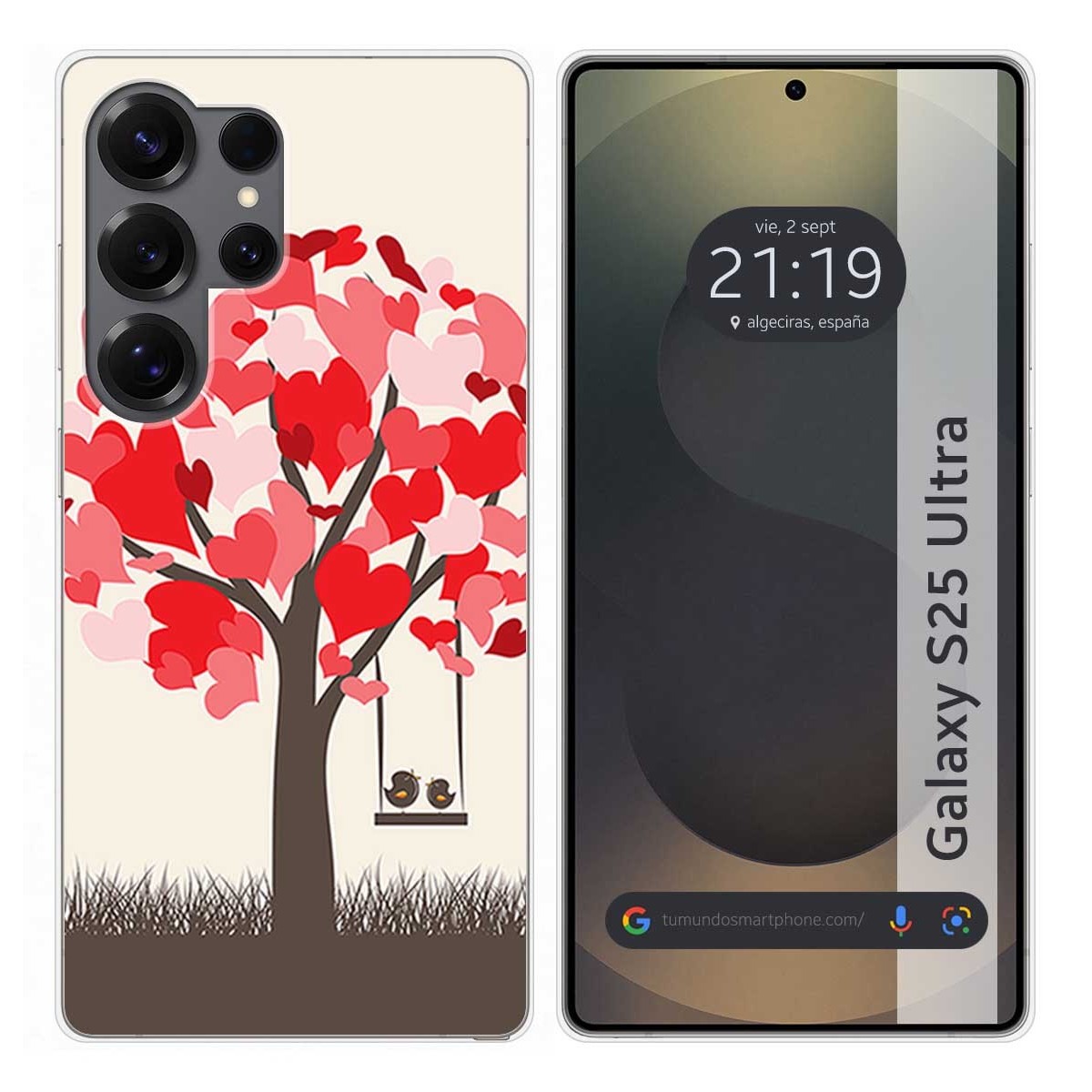 Funda Silicona para Samsung Galaxy S25 Ultra 5G diseño Pajaritos Dibujos