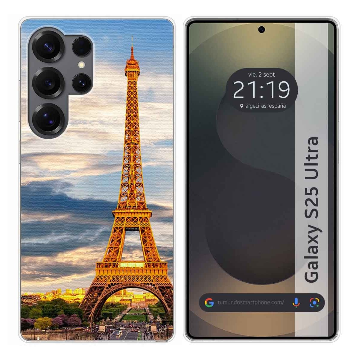 Funda Silicona para Samsung Galaxy S25 Ultra 5G diseño Paris Dibujos