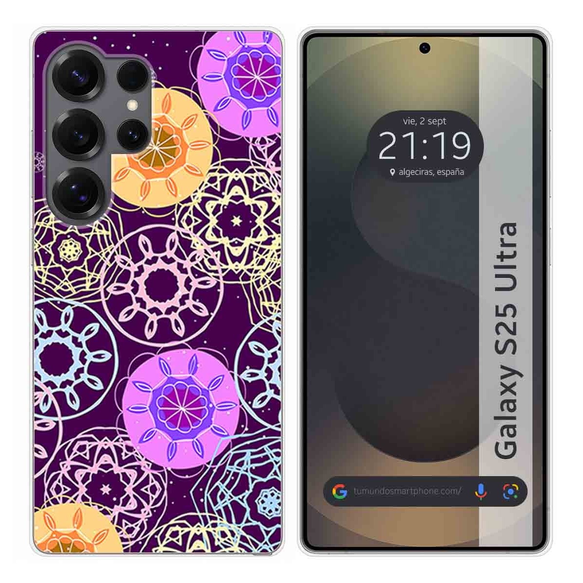 Funda Silicona para Samsung Galaxy S25 Ultra 5G diseño Radial Dibujos