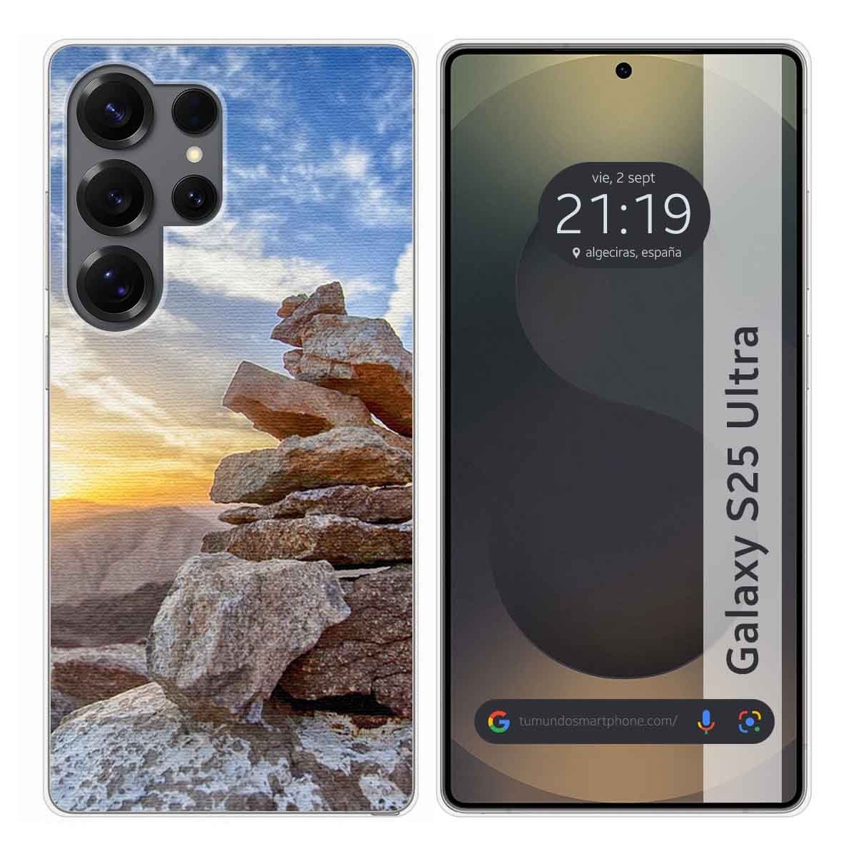 Funda Silicona para Samsung Galaxy S25 Ultra 5G diseño Sunset Dibujos