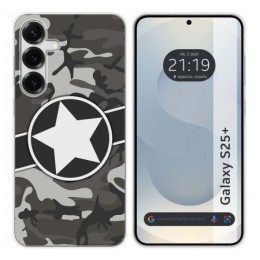 Funda Silicona para Samsung Galaxy S25+ Plus 5G diseño Camuflaje 02 Dibujos