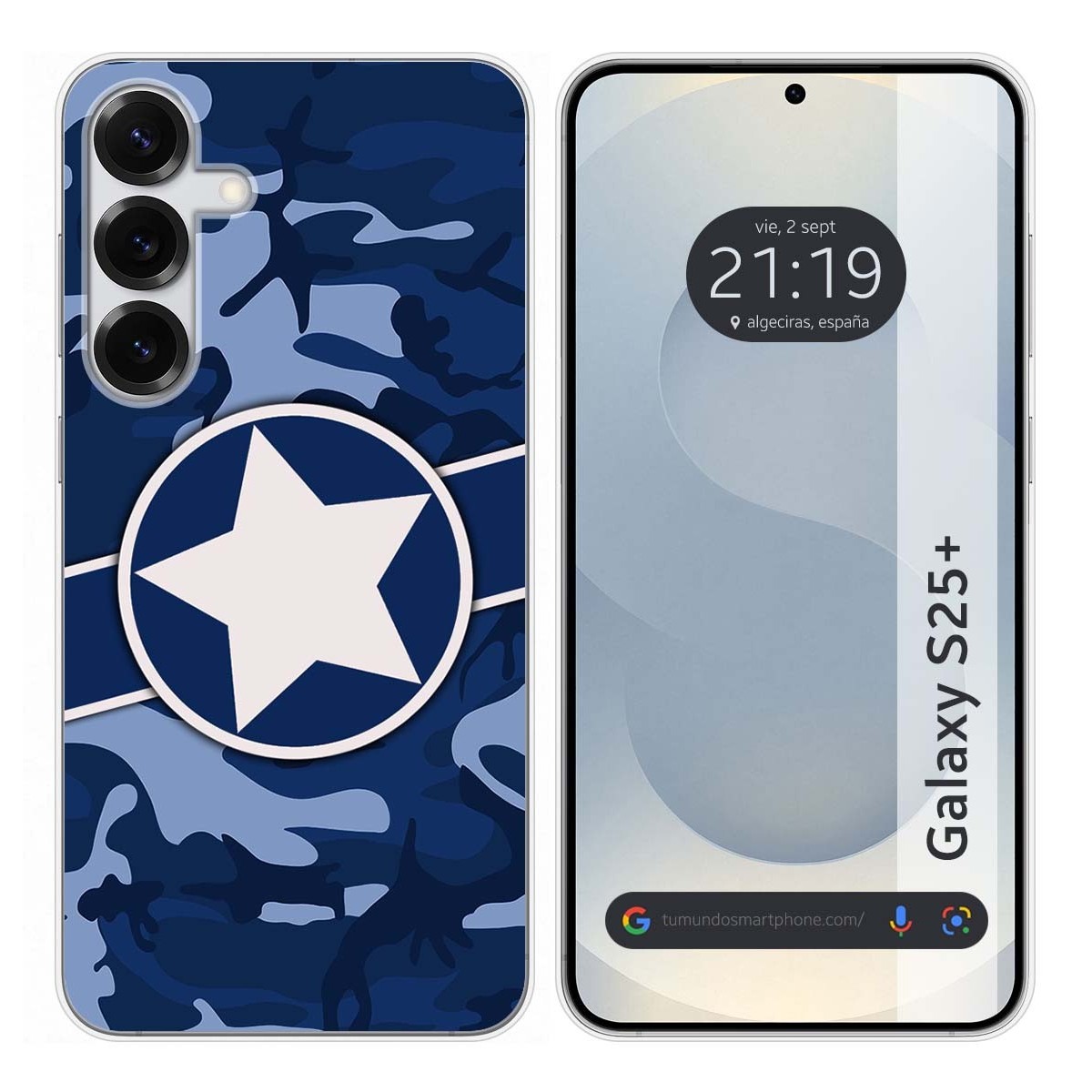 Funda Silicona para Samsung Galaxy S25+ Plus 5G diseño Camuflaje 03 Dibujos