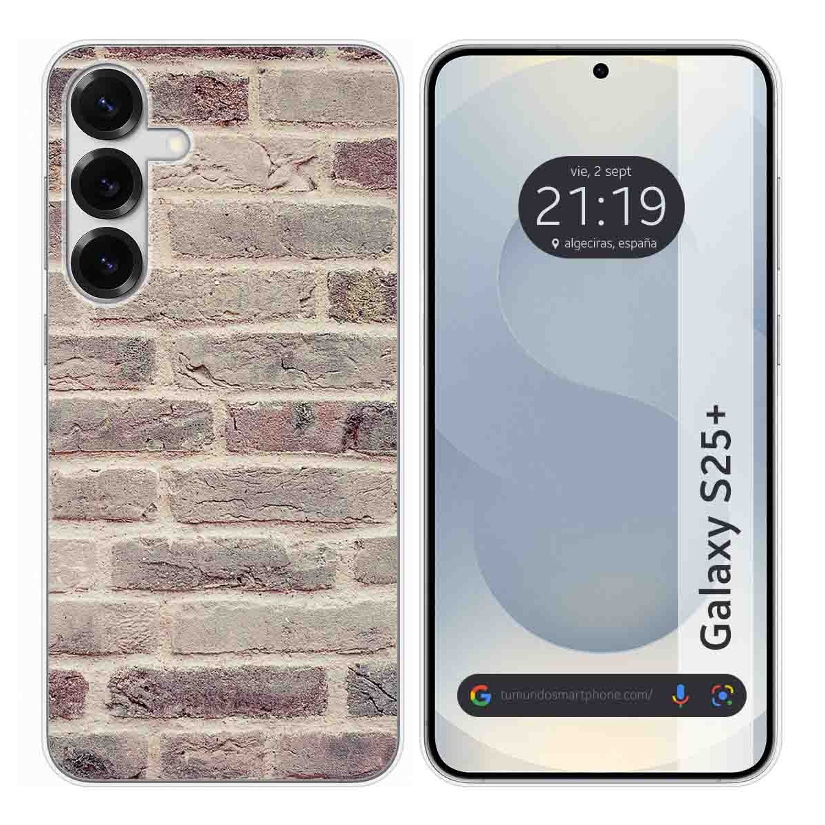 Funda Silicona para Samsung Galaxy S25+ Plus 5G diseño Ladrillo 01 Dibujos