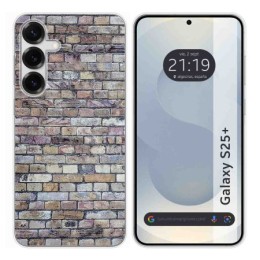 Funda Silicona para Samsung Galaxy S25+ Plus 5G diseño Ladrillo 02 Dibujos