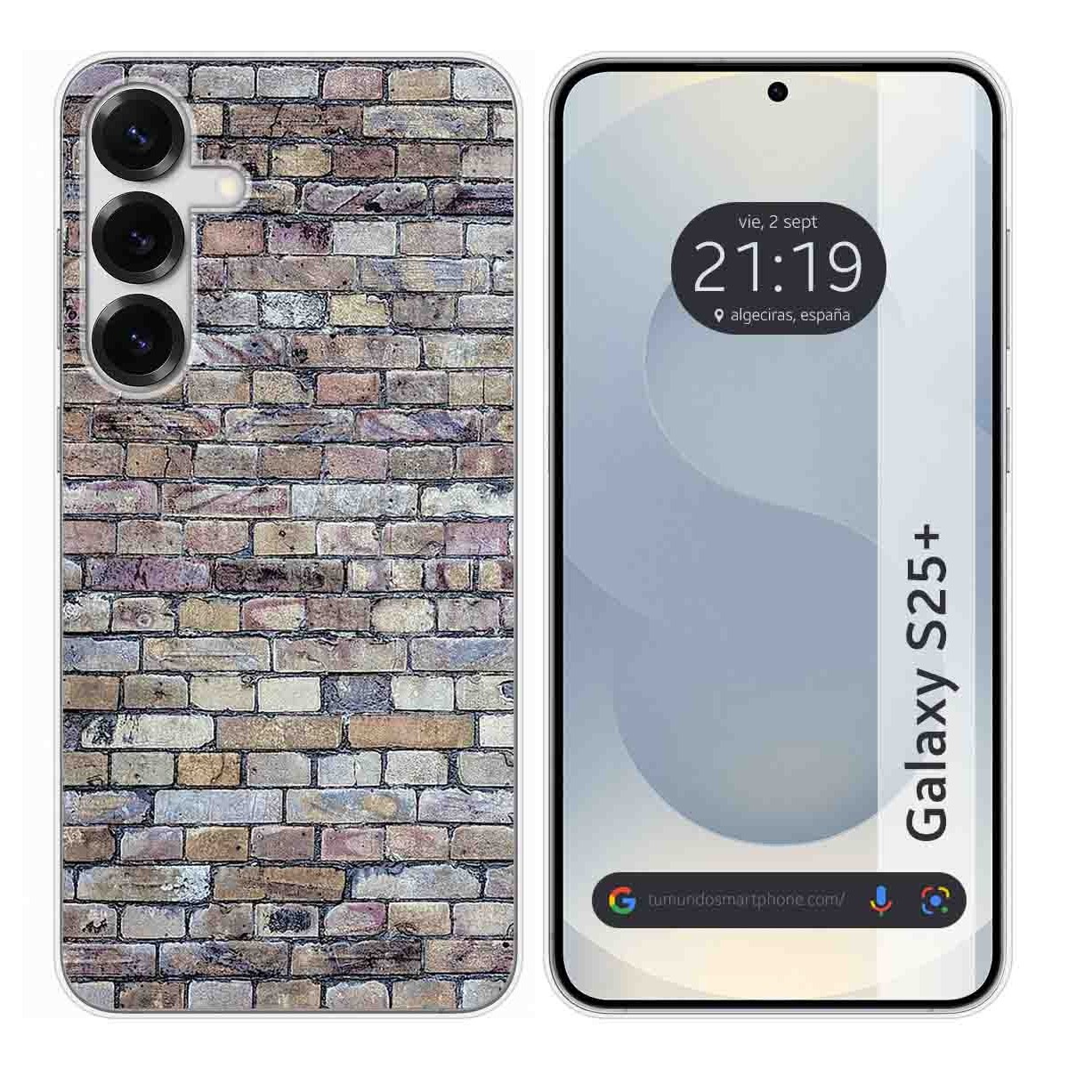 Funda Silicona para Samsung Galaxy S25+ Plus 5G diseño Ladrillo 02 Dibujos