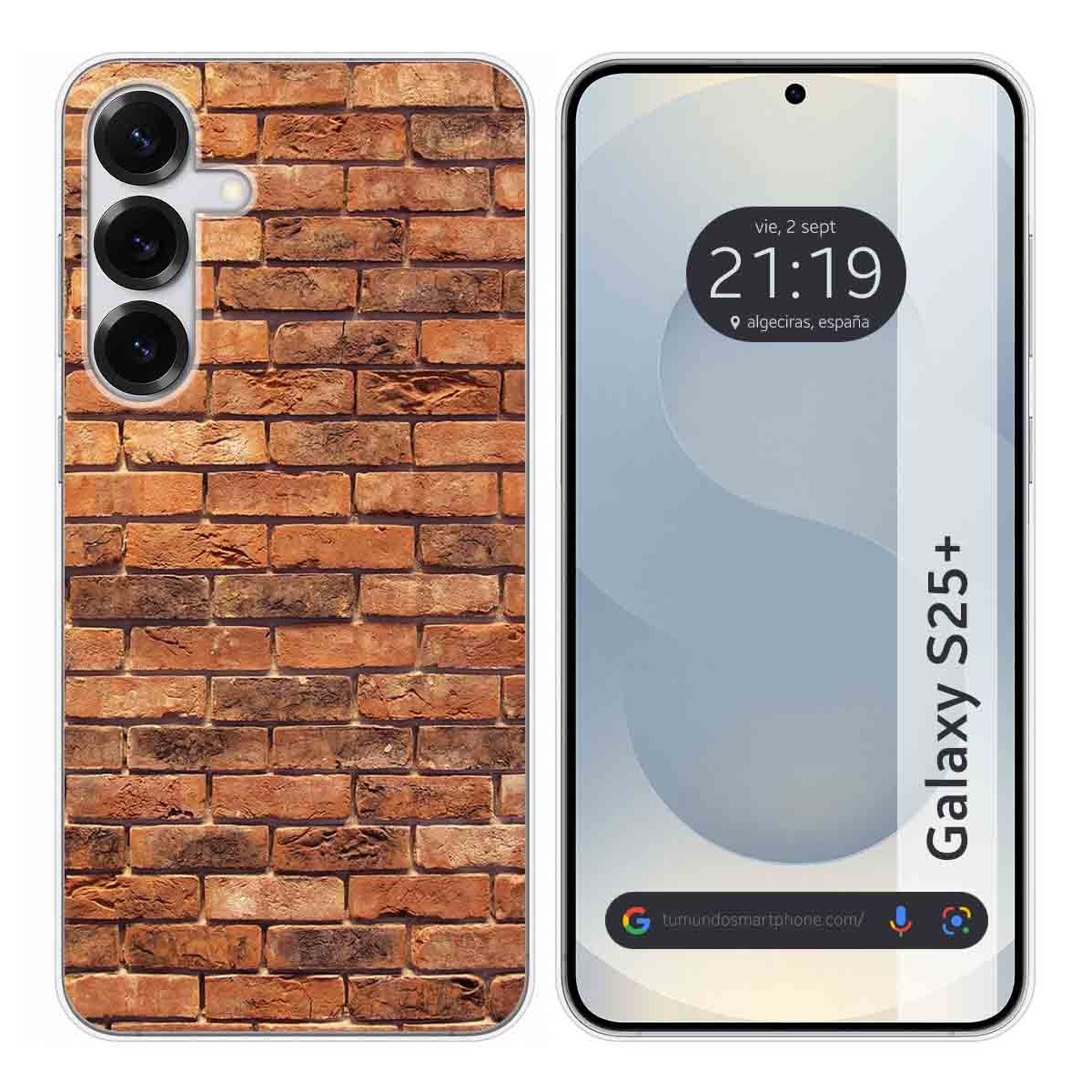 Funda Silicona para Samsung Galaxy S25+ Plus 5G diseño Ladrillo 04 Dibujos