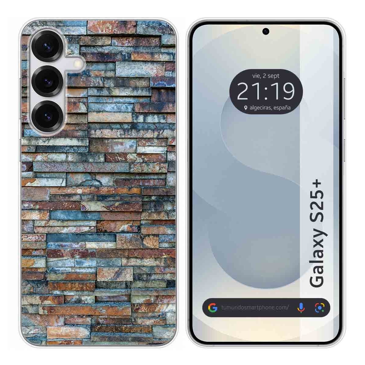 Funda Silicona para Samsung Galaxy S25+ Plus 5G diseño Ladrillo 05 Dibujos