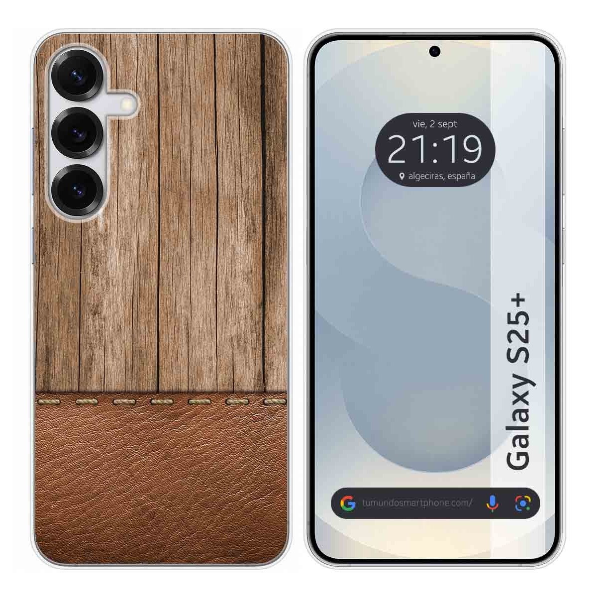 Funda Silicona para Samsung Galaxy S25+ Plus 5G diseño Madera 09 Dibujos