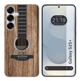 Funda Silicona para Samsung Galaxy S25+ Plus 5G diseño Madera 11 Dibujos