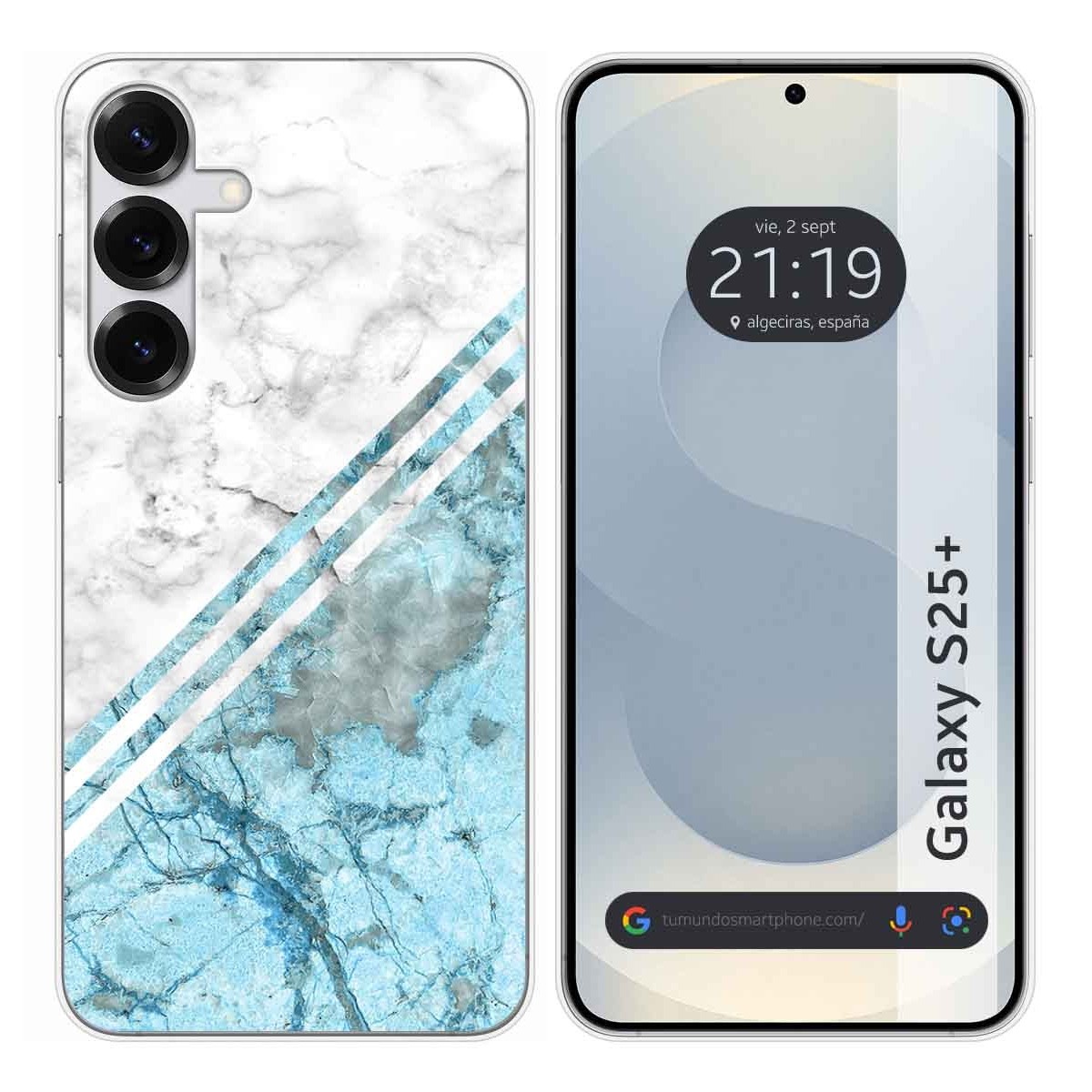 Funda Silicona para Samsung Galaxy S25+ Plus 5G diseño Mármol 02 Dibujos