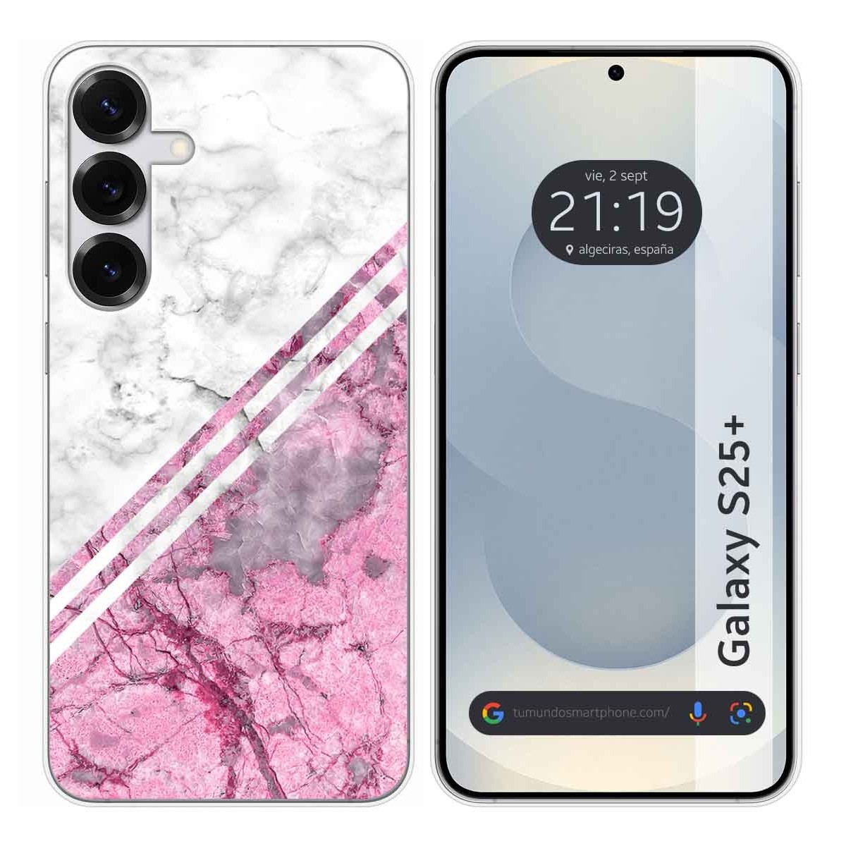 Funda Silicona para Samsung Galaxy S25+ Plus 5G diseño Mármol 03 Dibujos