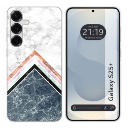 Funda Silicona para Samsung Galaxy S25+ Plus 5G diseño Mármol 05 Dibujos