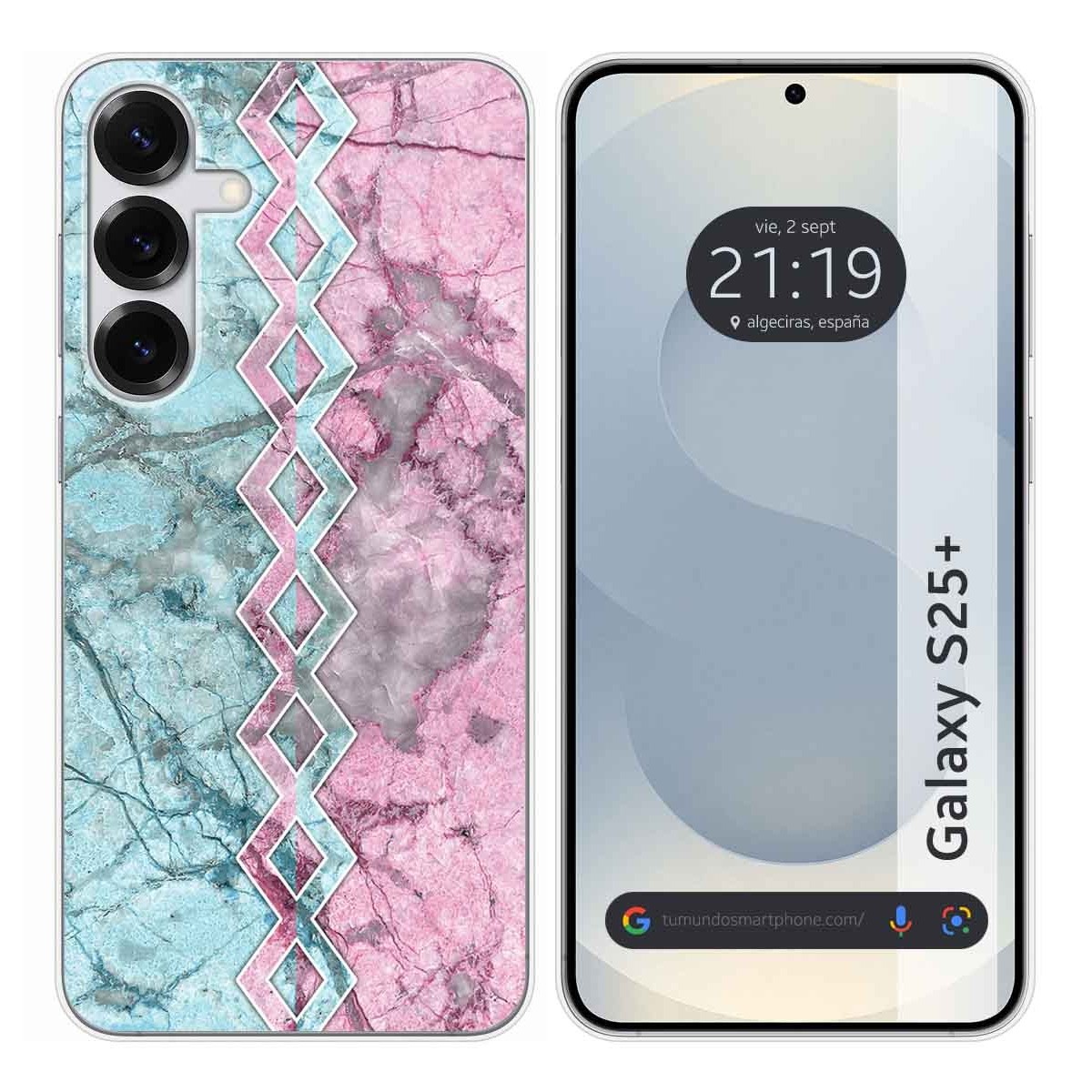Funda Silicona para Samsung Galaxy S25+ Plus 5G diseño Mármol 08 Dibujos