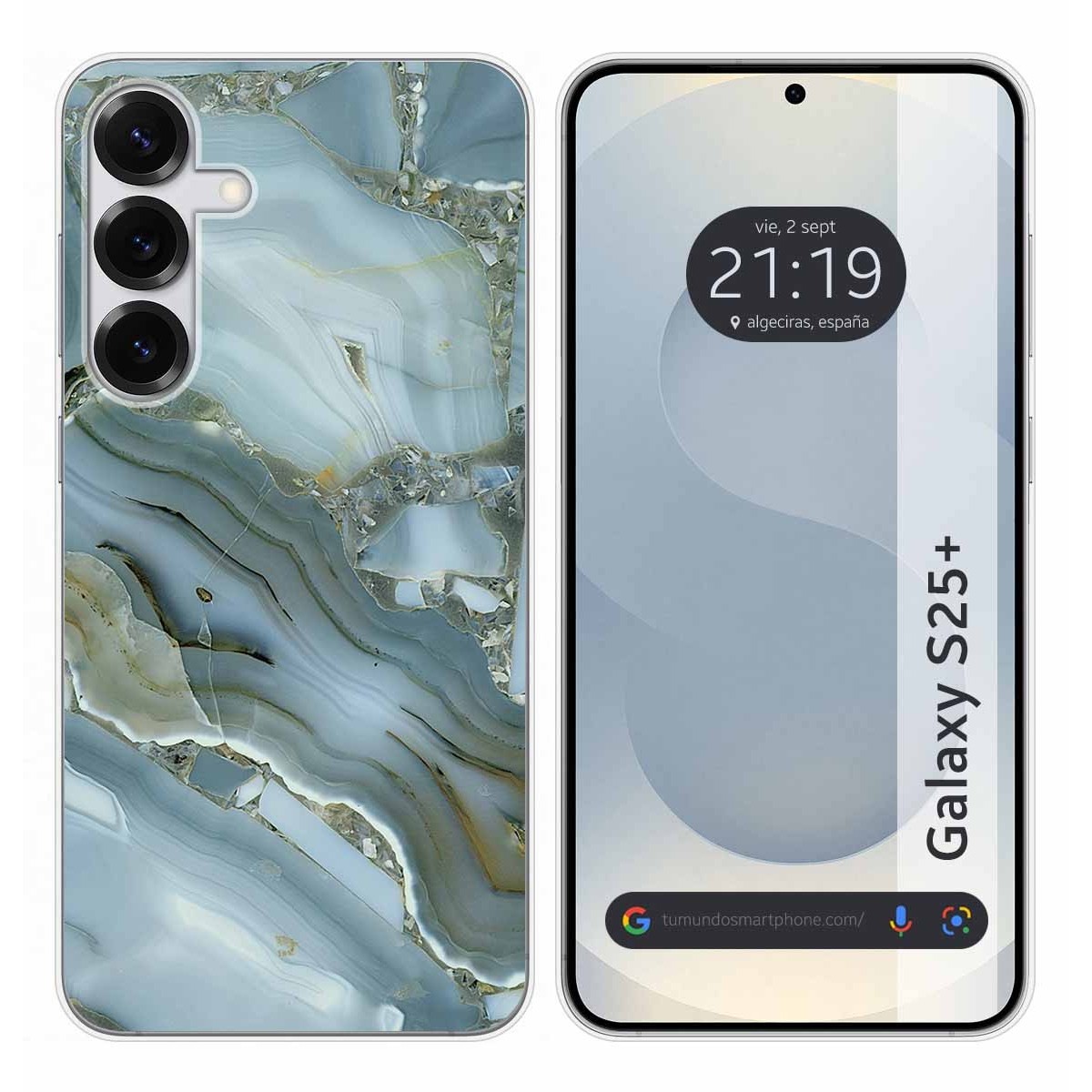 Funda Silicona para Samsung Galaxy S25+ Plus 5G diseño Mármol 09 Dibujos