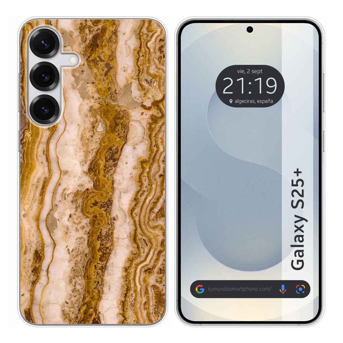 Funda Silicona para Samsung Galaxy S25+ Plus 5G diseño Mármol 10 Dibujos