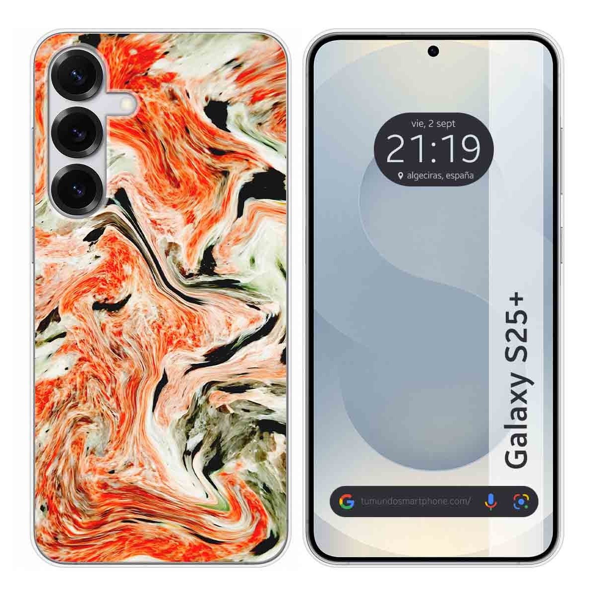 Funda Silicona para Samsung Galaxy S25+ Plus 5G diseño Mármol 12 Dibujos
