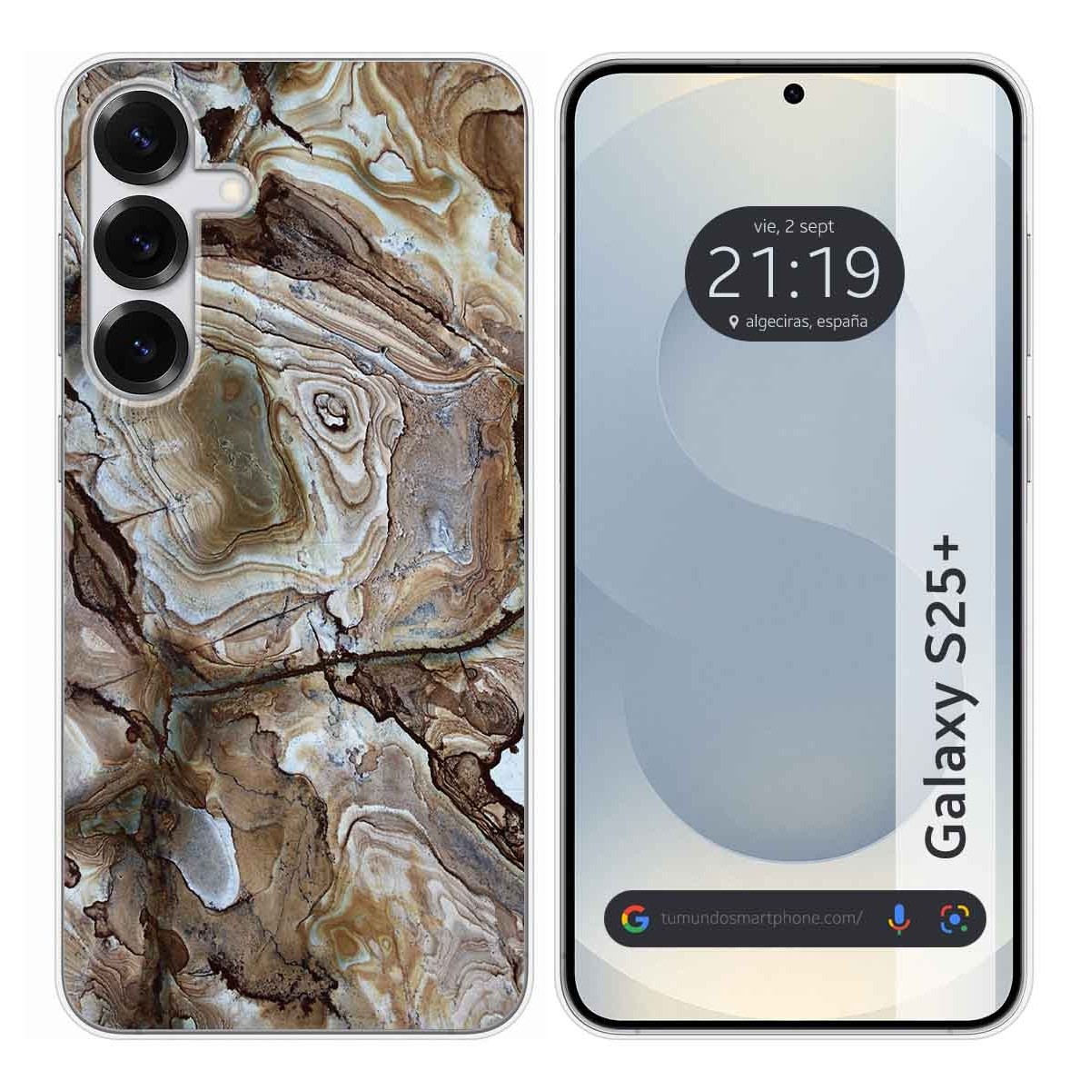 Funda Silicona para Samsung Galaxy S25+ Plus 5G diseño Mármol 14 Dibujos