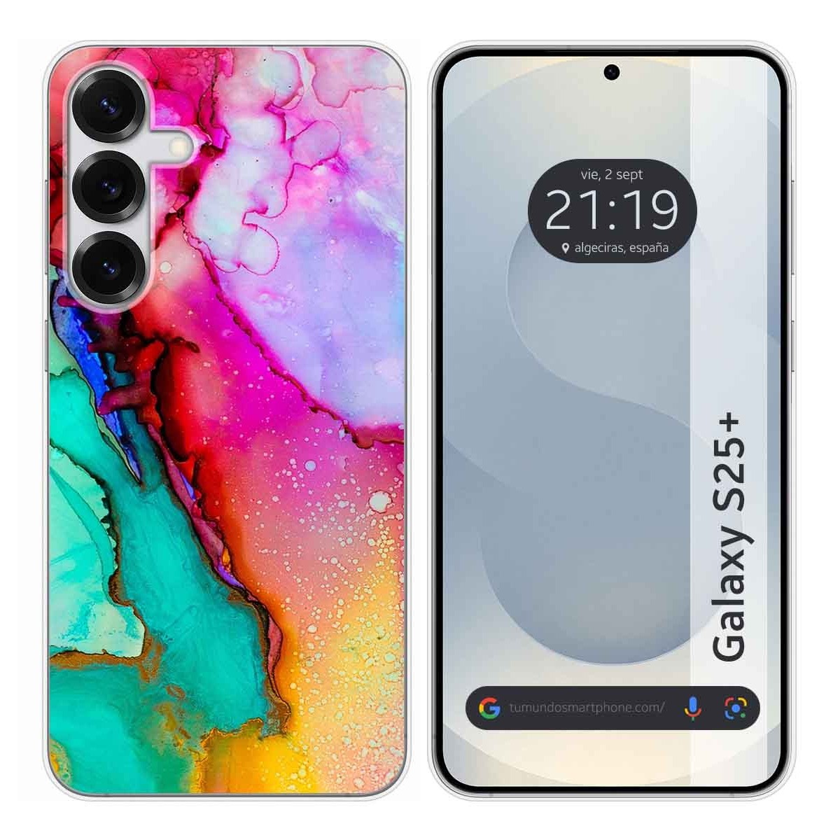 Funda Silicona para Samsung Galaxy S25+ Plus 5G diseño Mármol 15 Dibujos