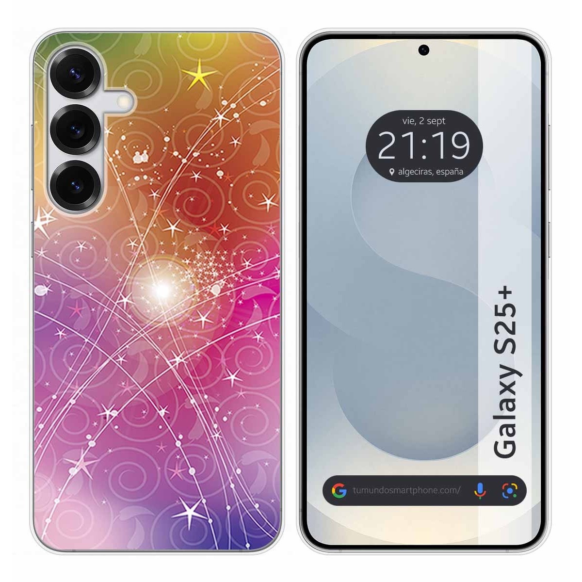 Funda Silicona para Samsung Galaxy S25+ Plus 5G diseño Abstracto Dibujos