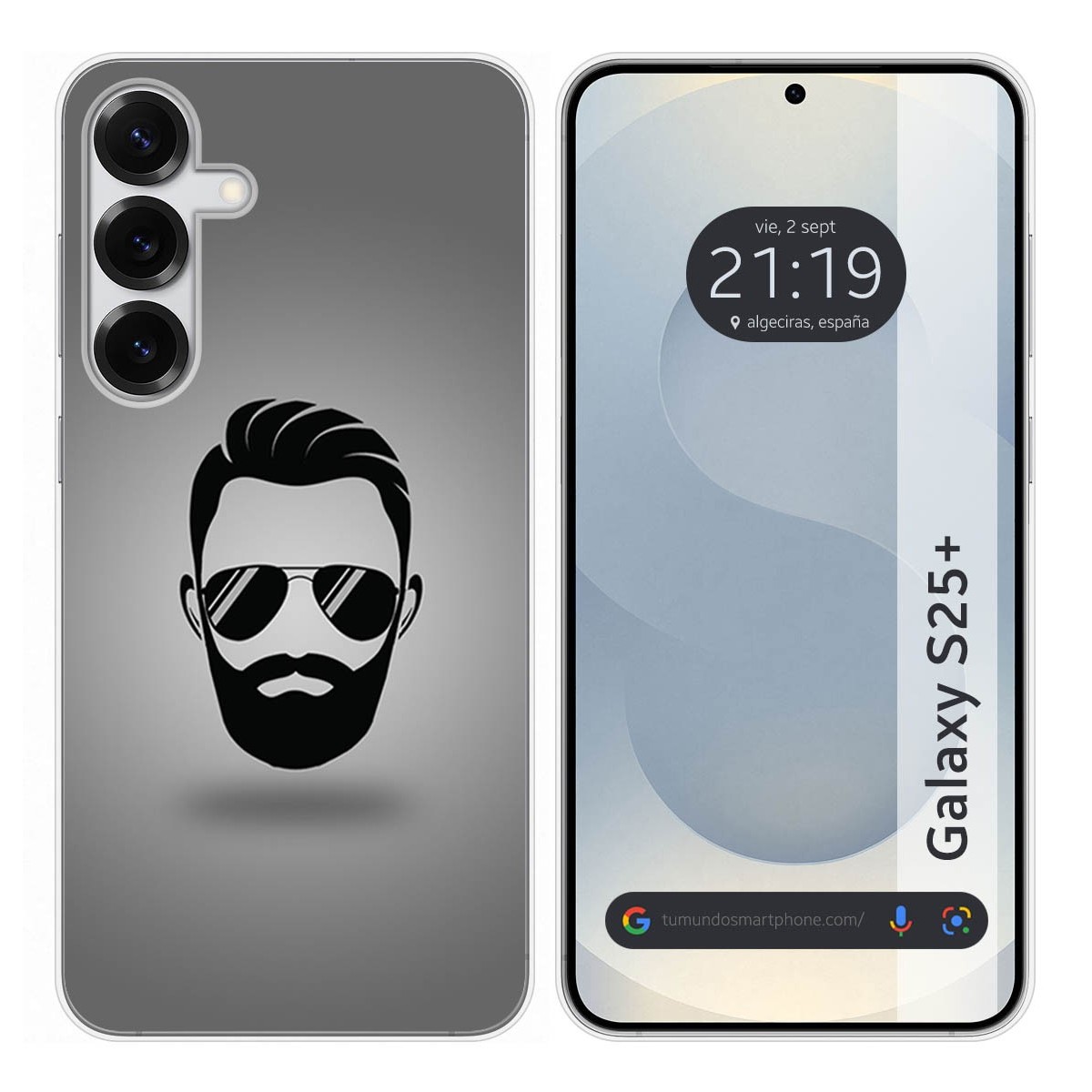 Funda Silicona para Samsung Galaxy S25+ Plus 5G diseño Barba Dibujos