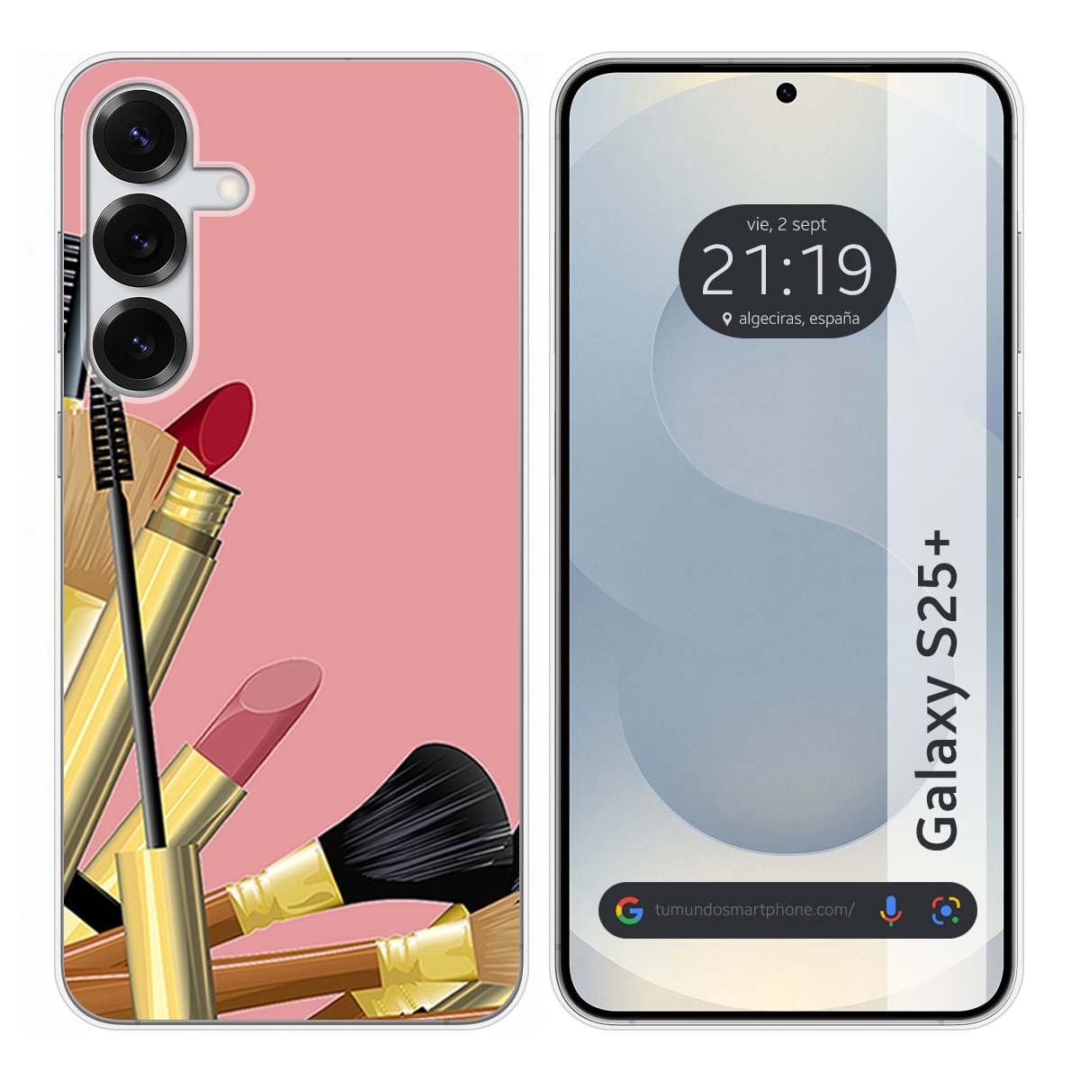 Funda Silicona para Samsung Galaxy S25+ Plus 5G diseño Brochas Dibujos