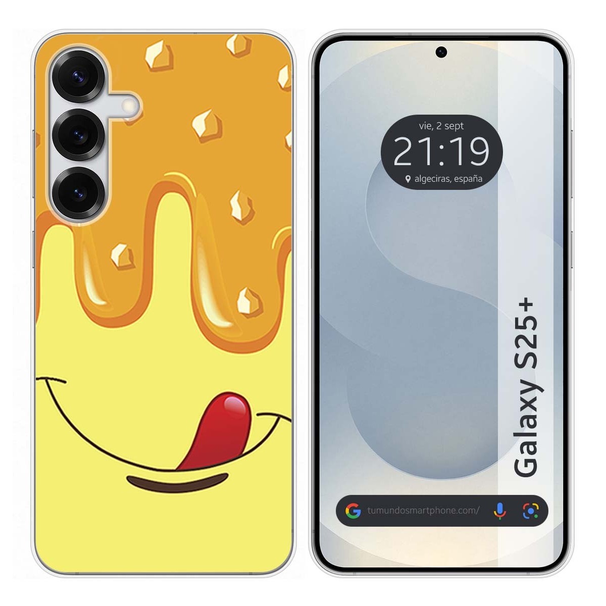 Funda Silicona para Samsung Galaxy S25+ Plus 5G diseño Helado Vainilla Dibujos